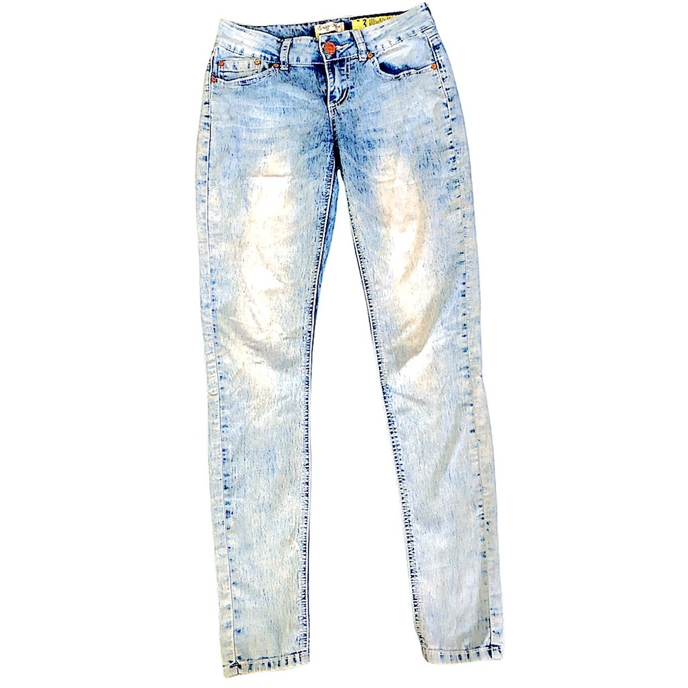 ORDIGO REIN | ACID WASH SKINNY JEANS